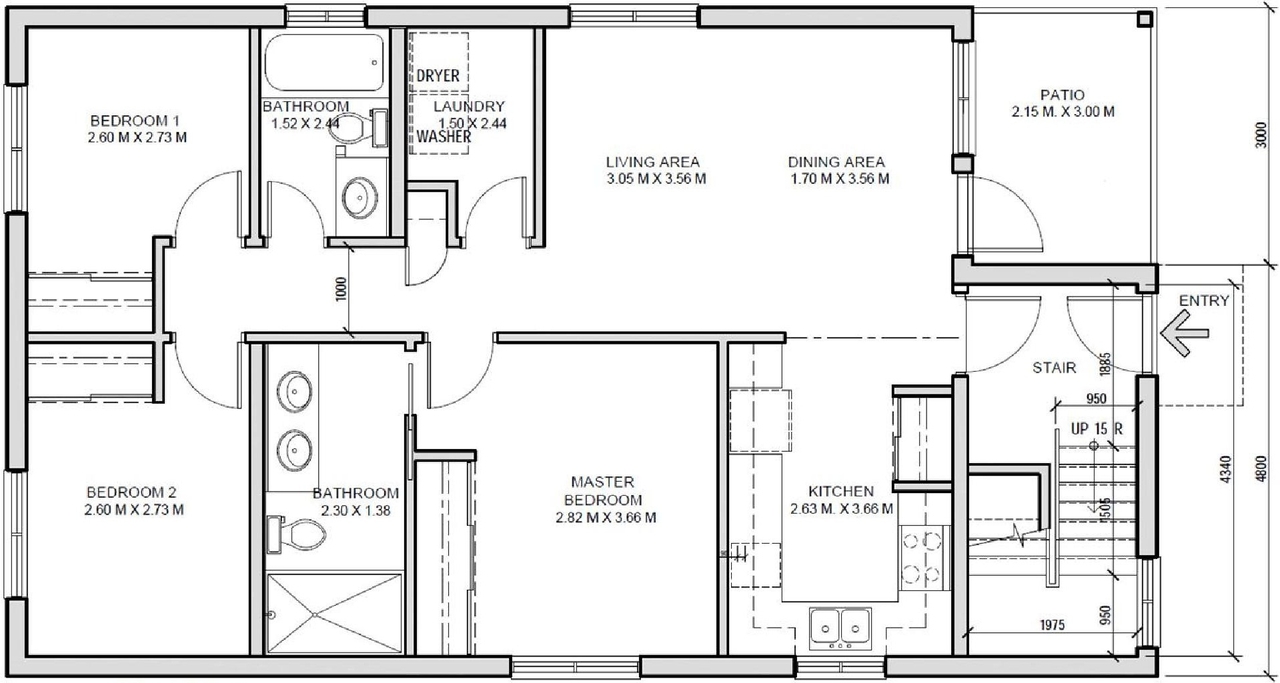 Floor plan for project from page 15 of the file '2020-11-23 - Addendum 2 to Planning Rationale Design Brief - D07-12-20-0163'