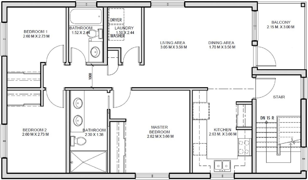 Floor plan for project from page 17 of the file '2020-11-23 - Addendum 2 to Planning Rationale Design Brief - D07-12-20-0163'