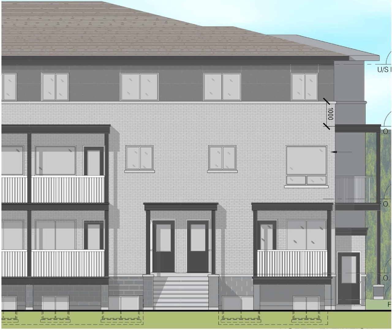 Rendering of building from page 2 of the file '2021-03-22 - Design Brief Diagrams - D07-12-20-0163'