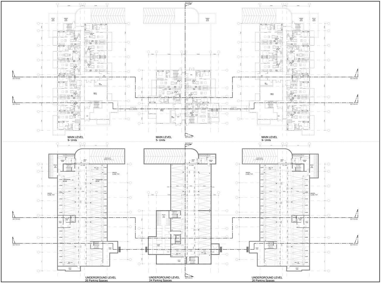 Floor plan for project from page 25 of the file '2021-04-28 - Design Brief - D07-12-20-0164'