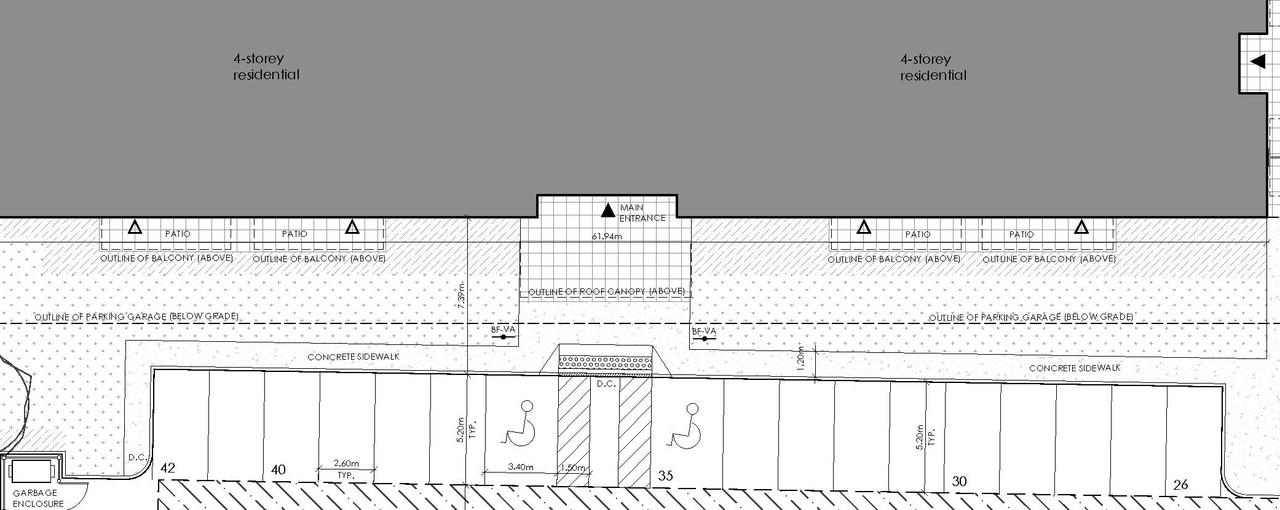 Construction site plan for project from page 8 of the file '2020-12-22- UDRP Presentation - D07-12-20-0167'