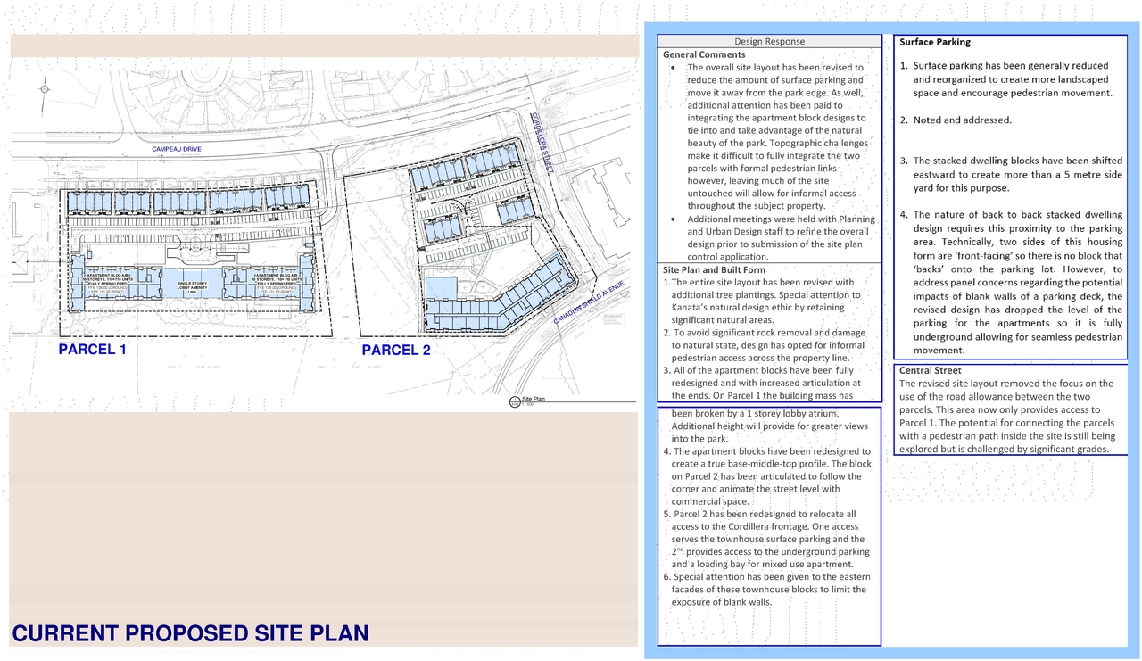 Construction site plan for project from page 6 of the file '2020-12-07 - Design Brief - D07-12-20-0171'