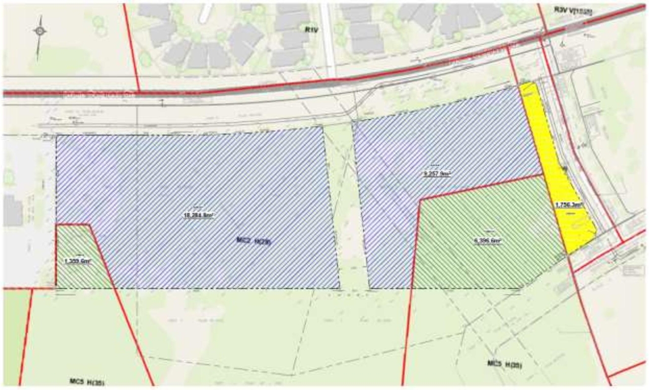 Construction site plan for project from page 9 of the file '2020-12-07 - Design Brief - D07-12-20-0171'
