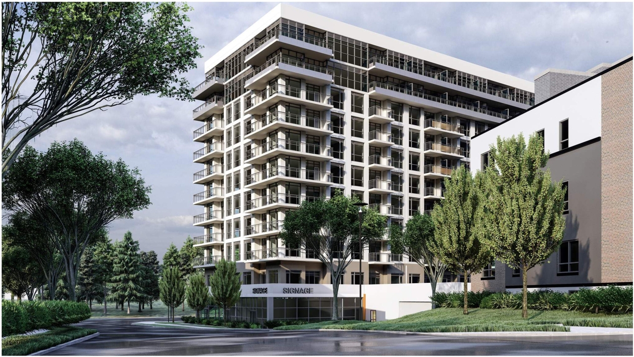 Rendering of building from page 20 of the file '2020-12-07 - Design Brief - D07-12-20-0171'