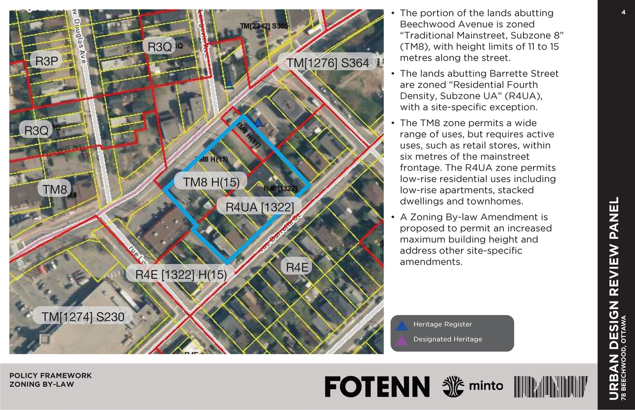Construction site plan for project from page 4 of the file '2021-02-03 - UDRP Package - D07-12-20-0186'