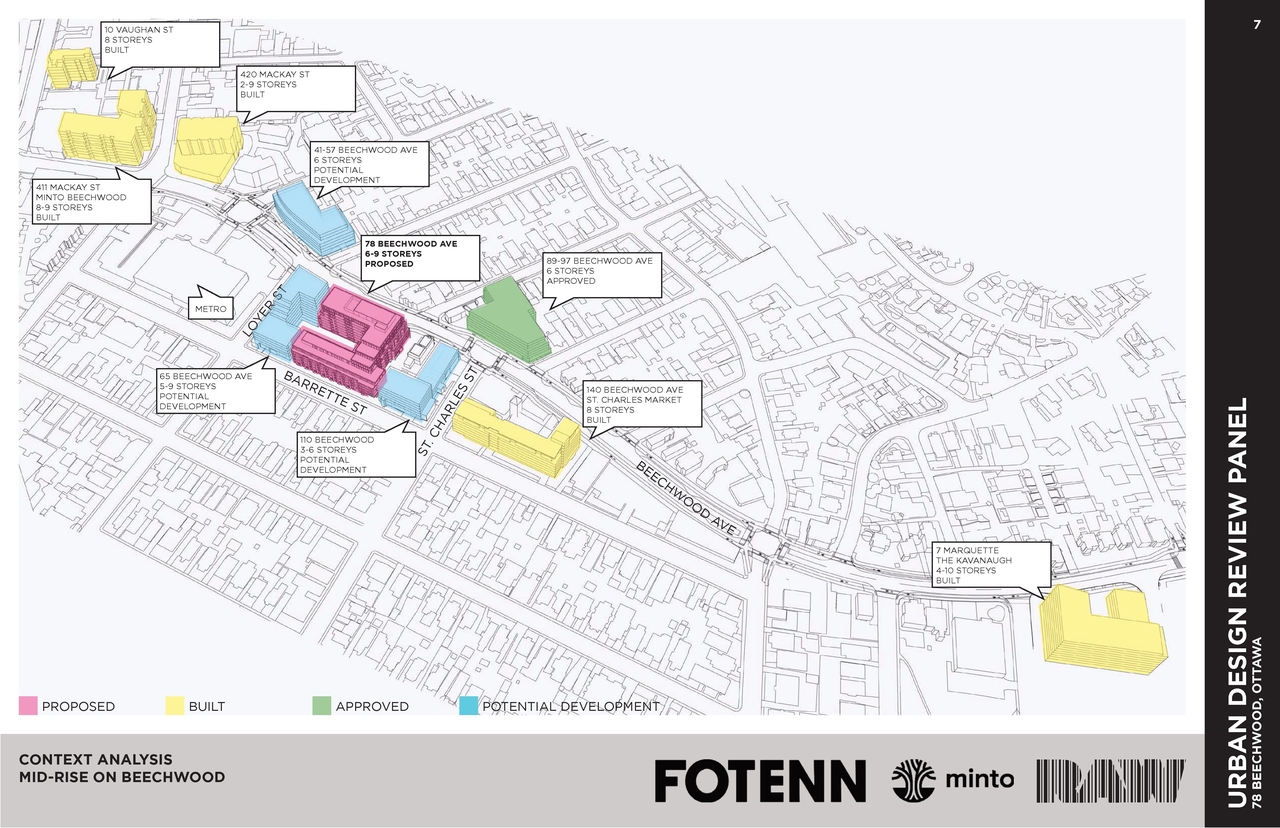 Construction site plan for project from page 7 of the file '2021-02-03 - UDRP Package - D07-12-20-0186'