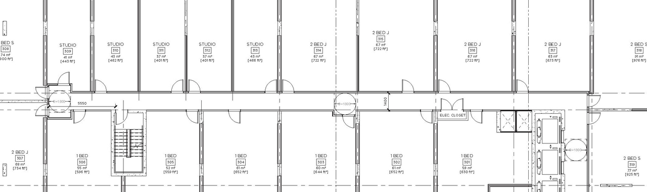 Floor plan for project from page 50 of the file '2021-02-03 - UDRP Package - D07-12-20-0186'