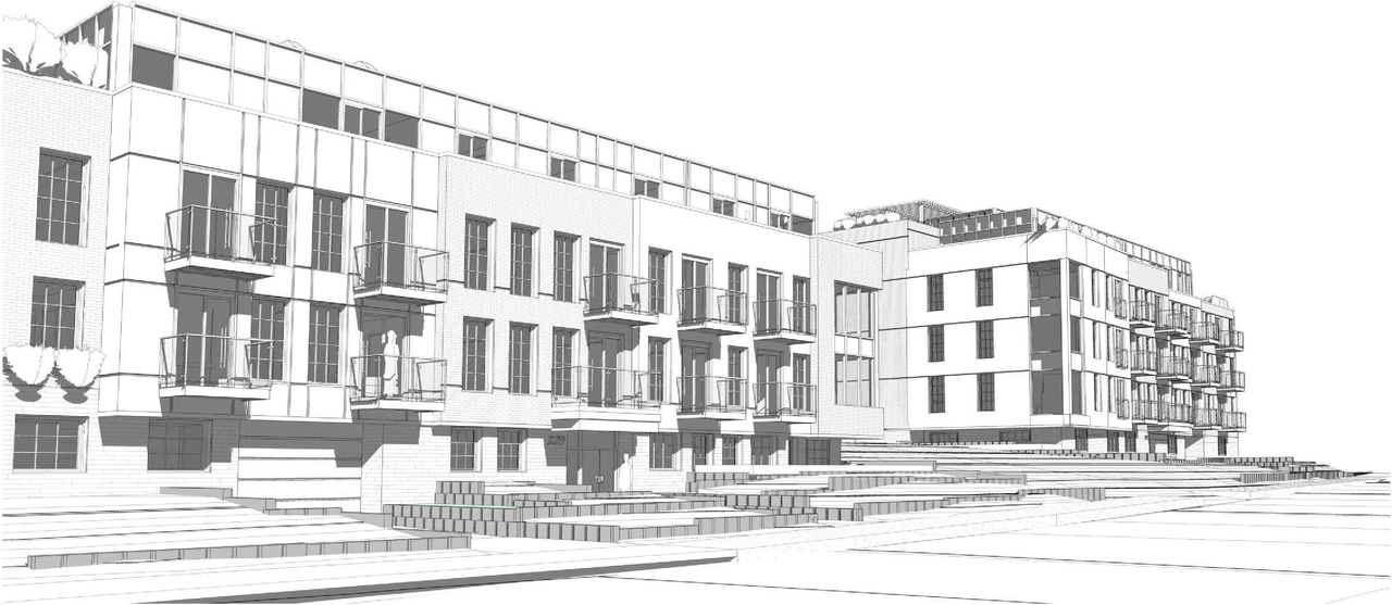 Rendering of building from page 1 of the file '2022-05-03 - UDRP Formal Review Package - D07-12-21-0001'