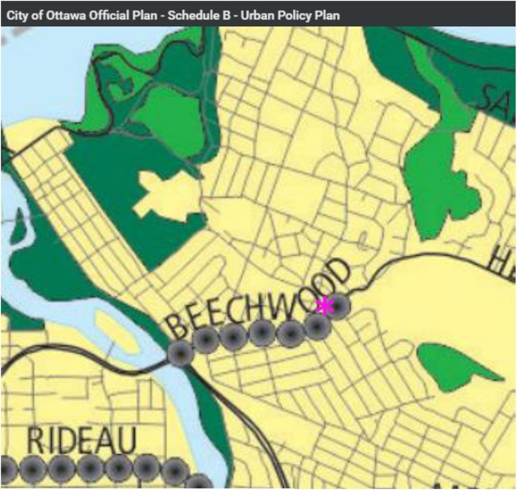 Construction site plan for project from page 3 of the file '2022-05-03 - UDRP Formal Review Package - D07-12-21-0001'