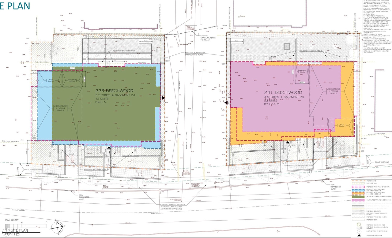 Construction site plan for project from page 14 of the file '2022-05-03 - UDRP Formal Review Package - D07-12-21-0001'