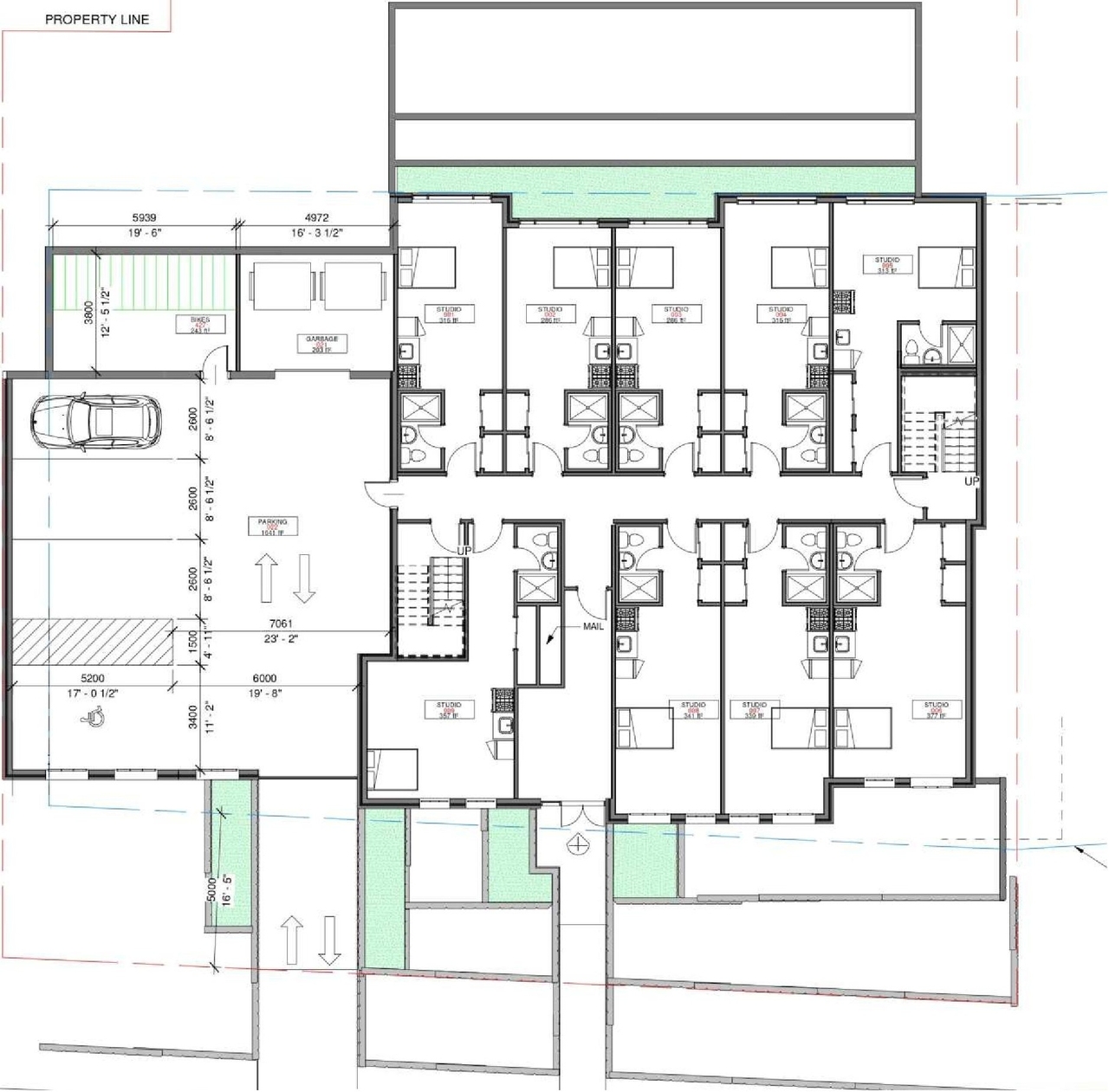 Floor plan for project from page 16 of the file '2022-05-03 - UDRP Formal Review Package - D07-12-21-0001'