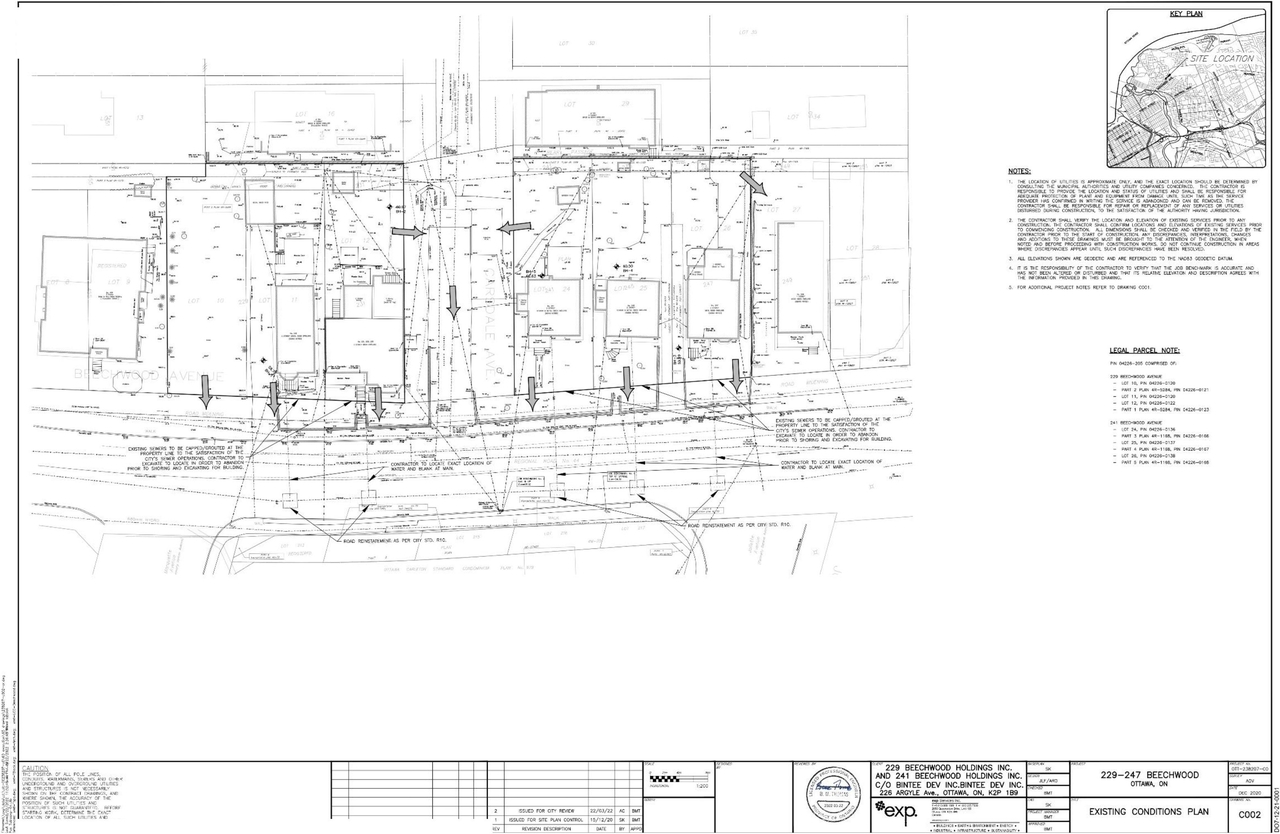 Construction site plan for project from page 37 of the file '2022-05-03 - UDRP Formal Review Package - D07-12-21-0001'