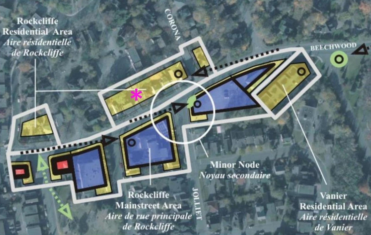 Construction site plan for project from page 5 of the file '2022-05-03 - UDRP Formal Review Package - D07-12-21-0001'
