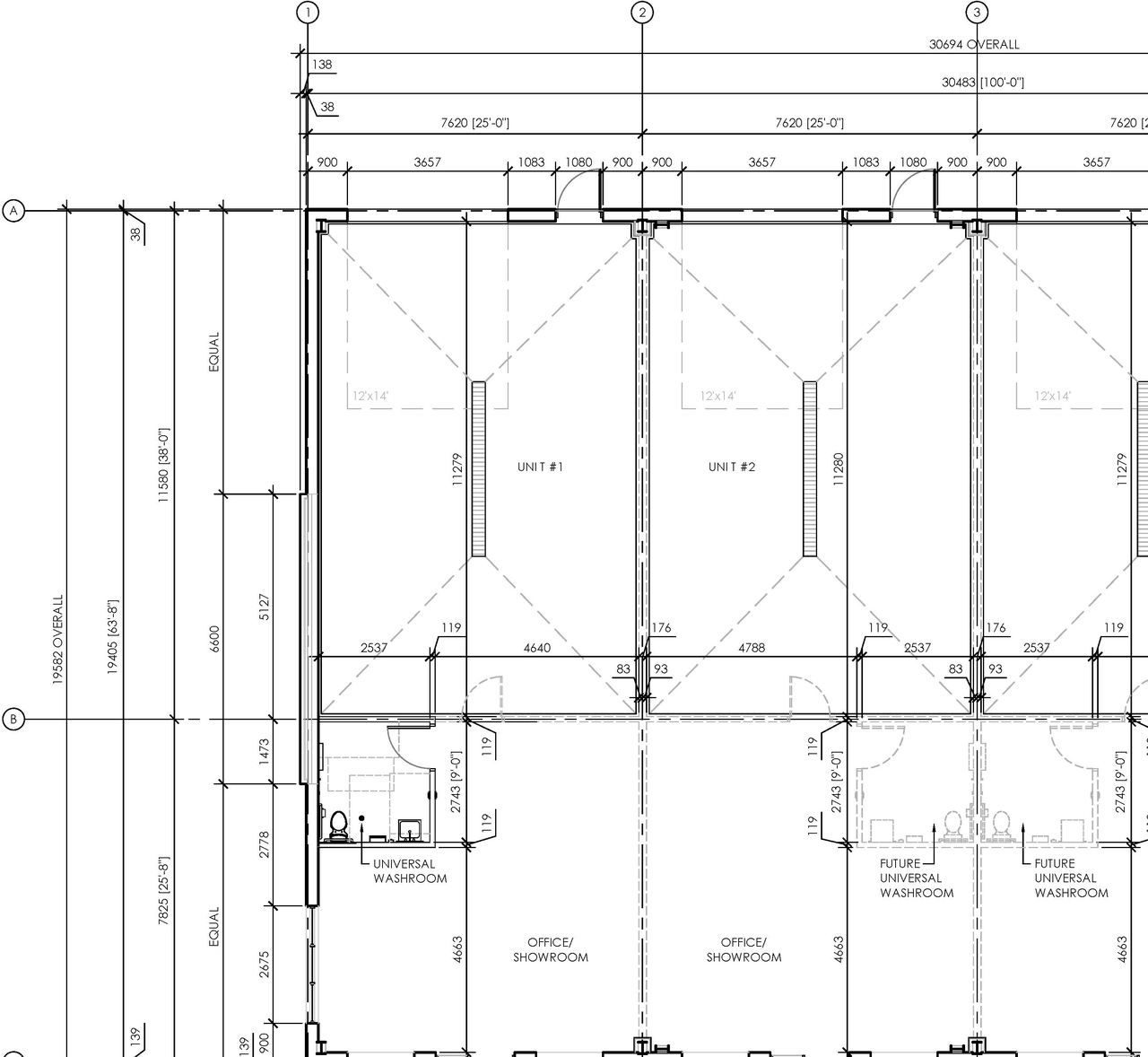Floor plan for project from page 3 of the file '2022-10-13 - Updated Floor Plans & Elevations - D07-12-21-0004'