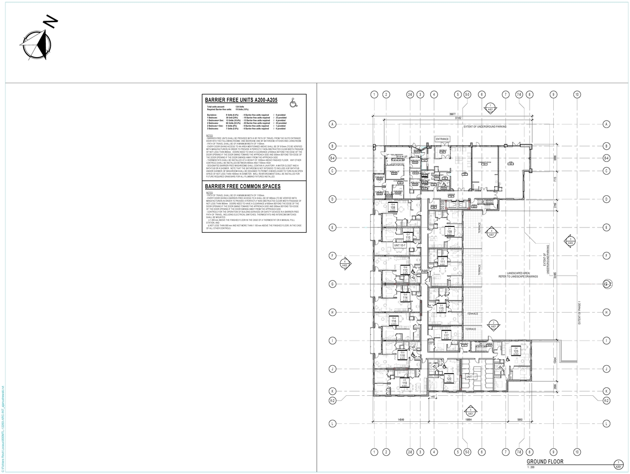 Floor plan for project from page 6 of the file '2023-01-09 - Site & Floor Plans -D07-12-21-0015'
