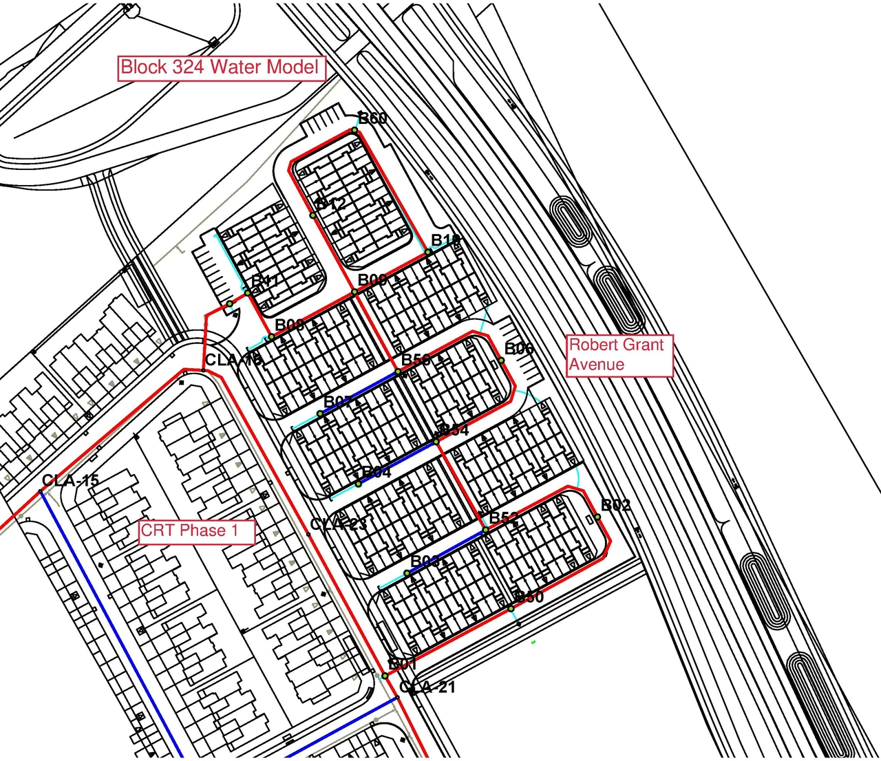 Construction site plan for project from page 33 of the file '2021-02-22 - Design Brief - D07-12-21-0022'