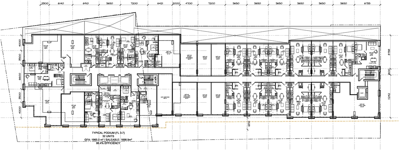 Floor plan for project from page 5 of the file '2022-02-02 - Floor Plans - D07-12-21-0031'