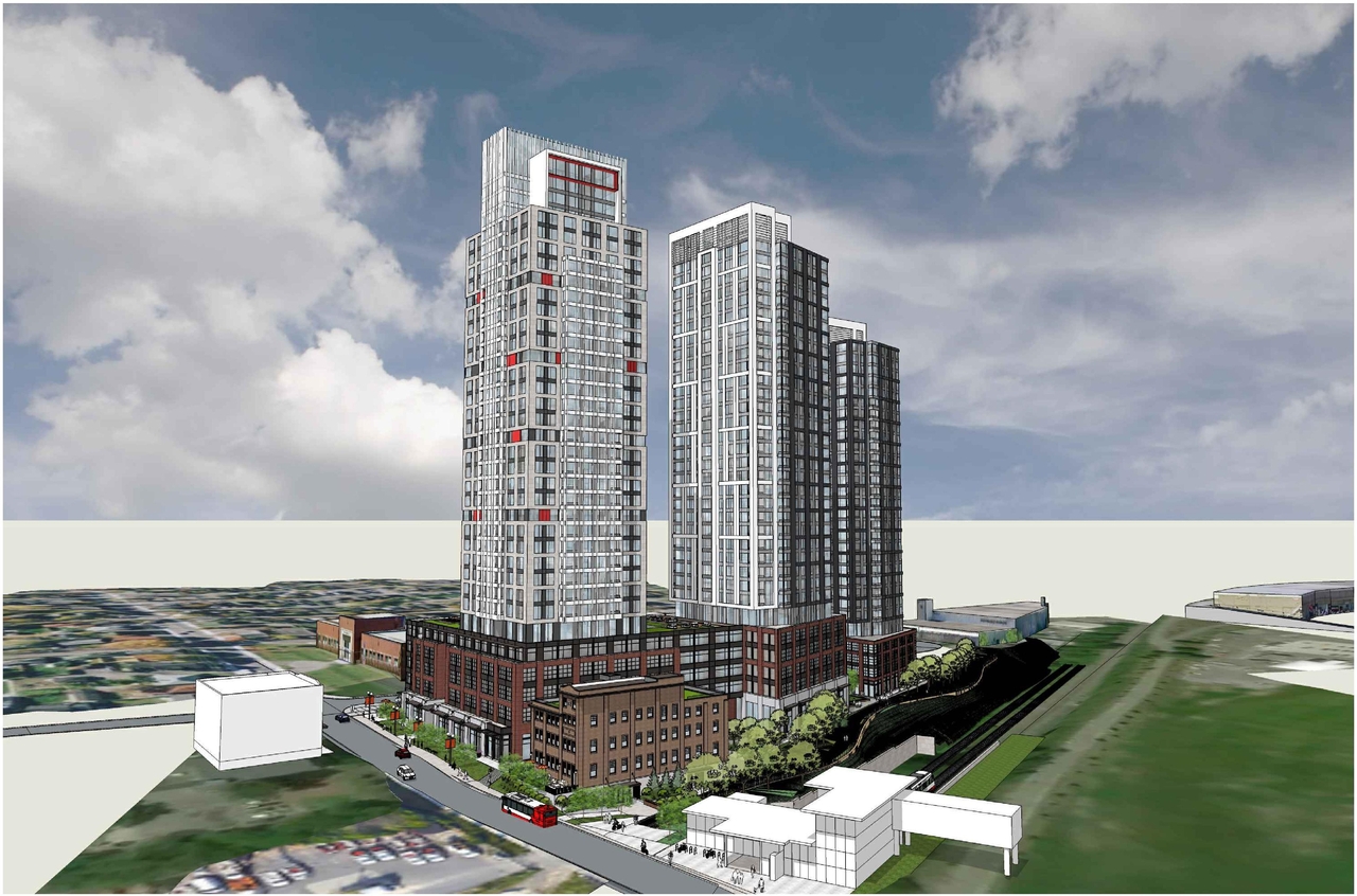 Rendering of building from page 1 of the file '2022-03-14 - Renderings - D07-12-21-0053'