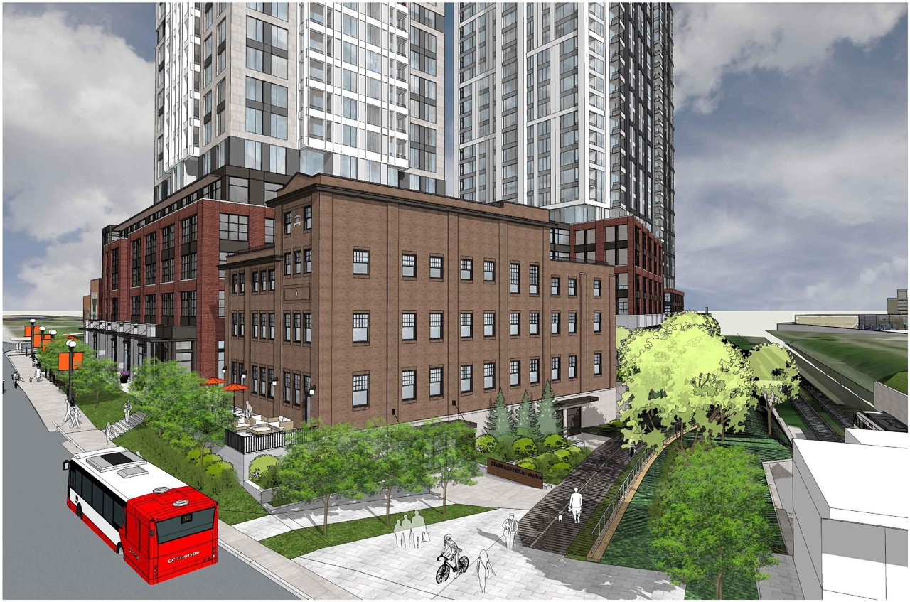 Rendering of building from page 2 of the file '2022-03-14 - Renderings - D07-12-21-0053'