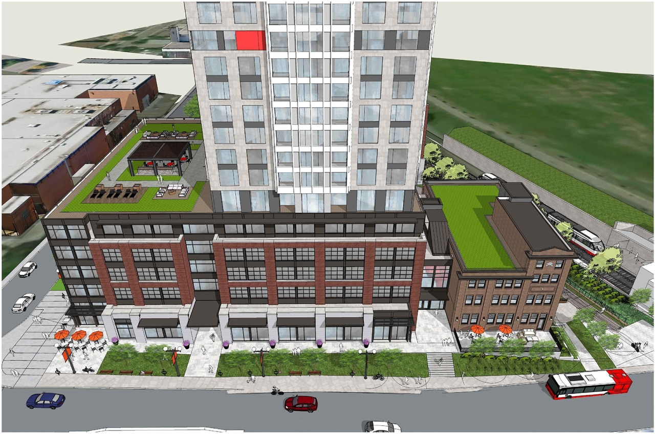 Rendering of building from page 4 of the file '2022-03-14 - Renderings - D07-12-21-0053'