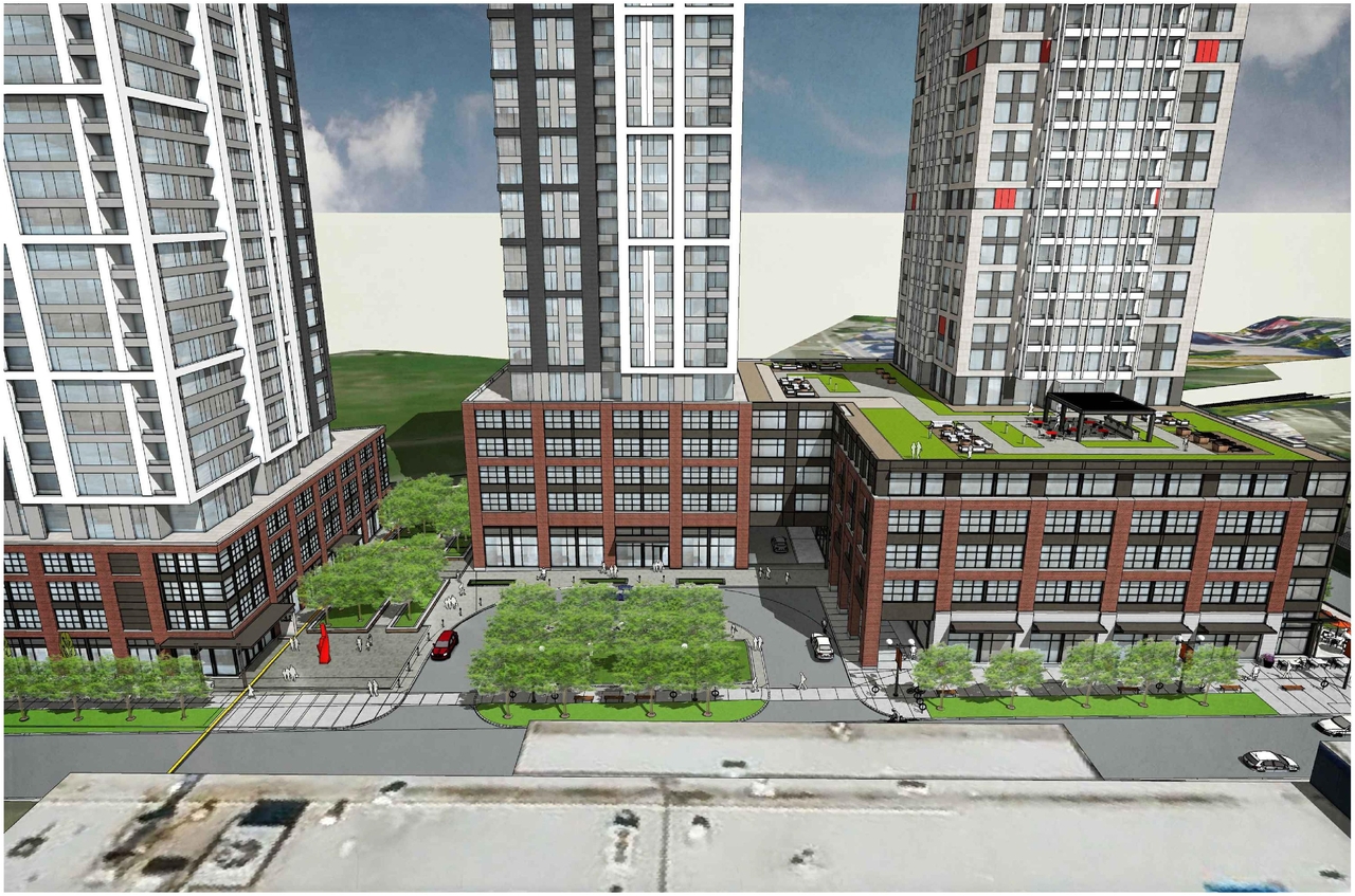 Rendering of building from page 6 of the file '2022-03-14 - Renderings - D07-12-21-0053'