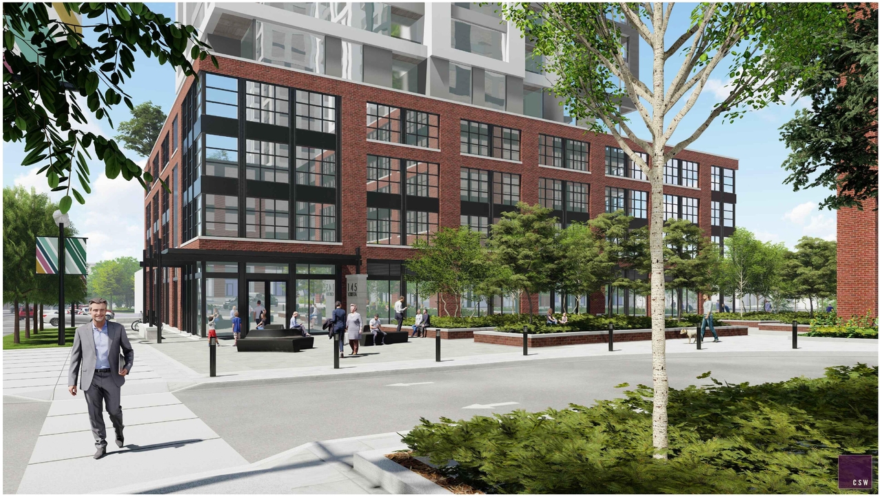 Rendering of building from page 8 of the file '2022-03-14 - Renderings - D07-12-21-0053'