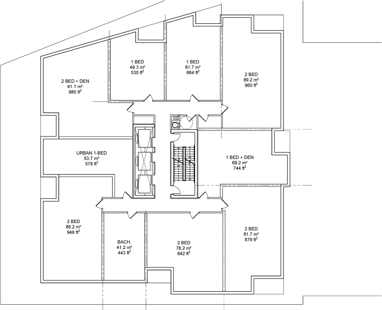 Floor plan for project from page 14 of the file '2022-03-14 - Floor Plans - D07-12-21-0053'
