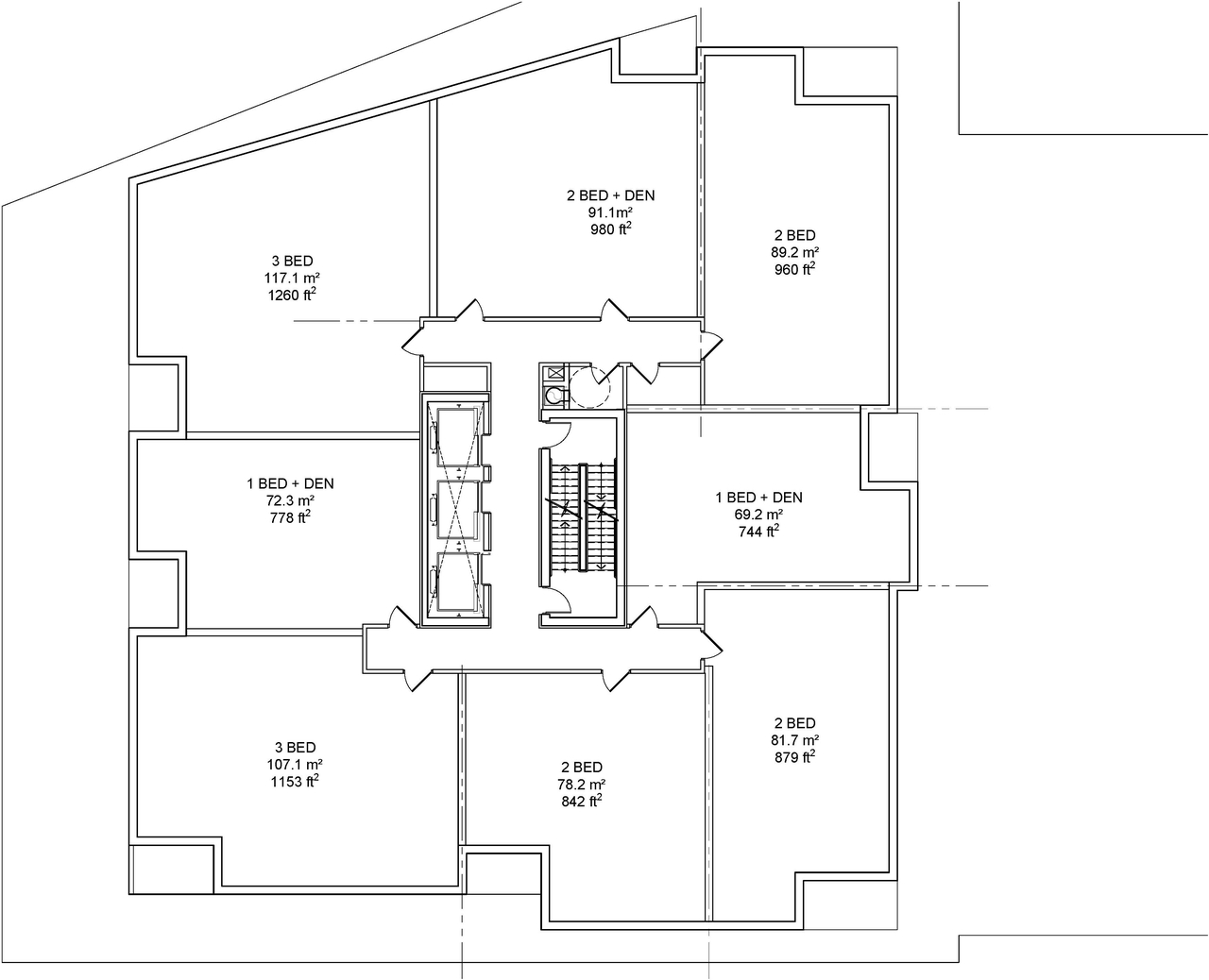 Floor plan for project from page 15 of the file '2022-03-14 - Floor Plans - D07-12-21-0053'