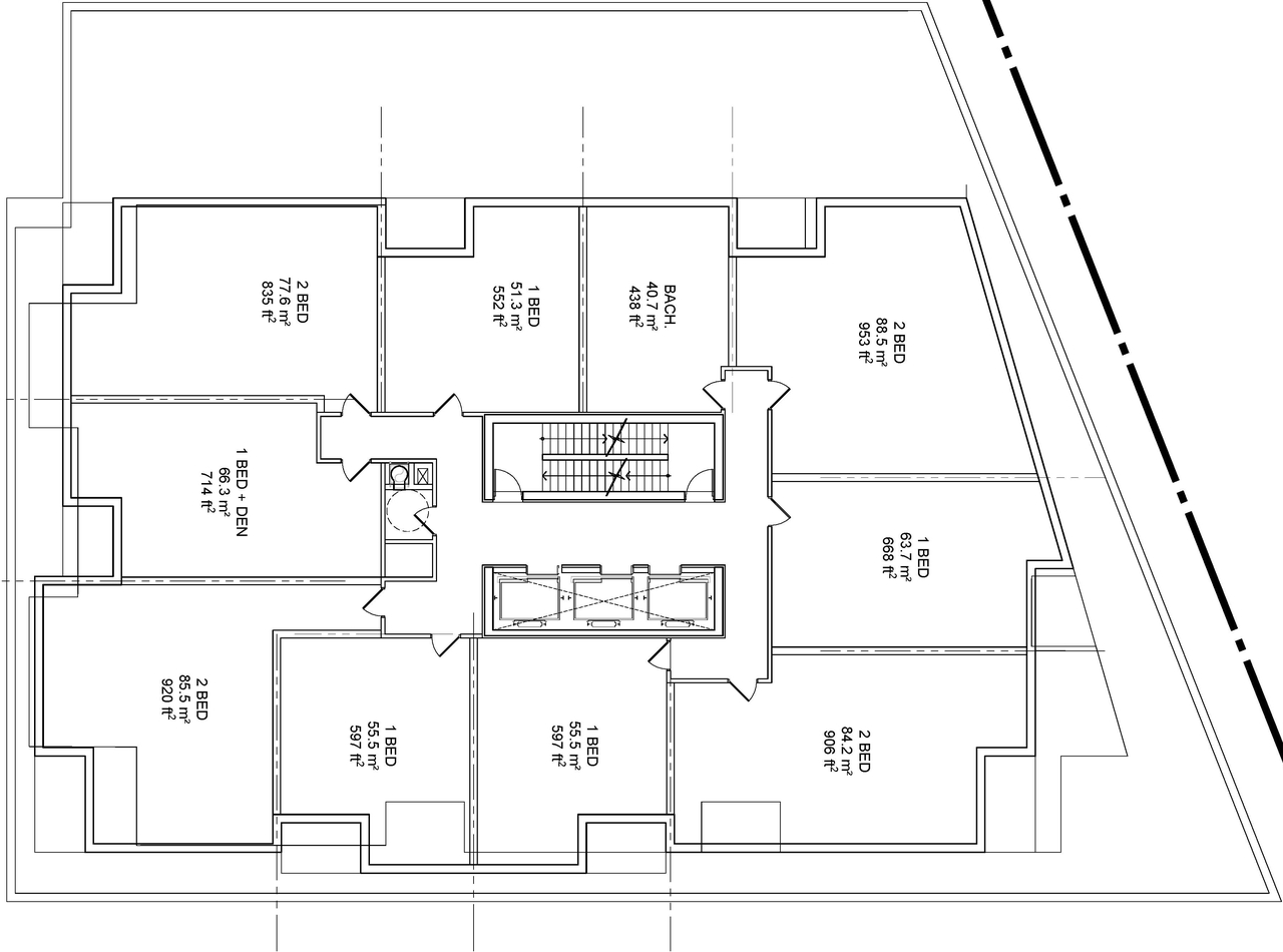 Floor plan for project from page 19 of the file '2024-04-22 - Site and Floor Plans - D07-12-21-0053'