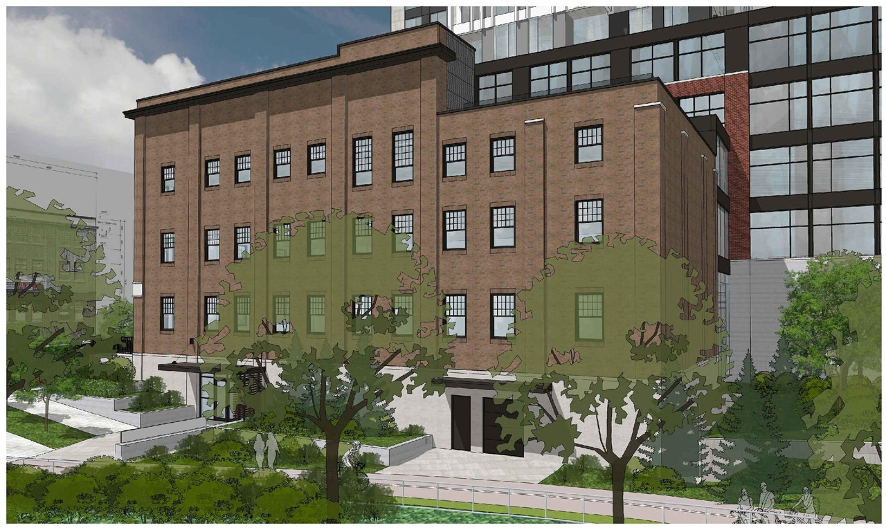 Rendering of building from page 3 of the file '2021-04-26 - Renderings - D07-12-21-0053'