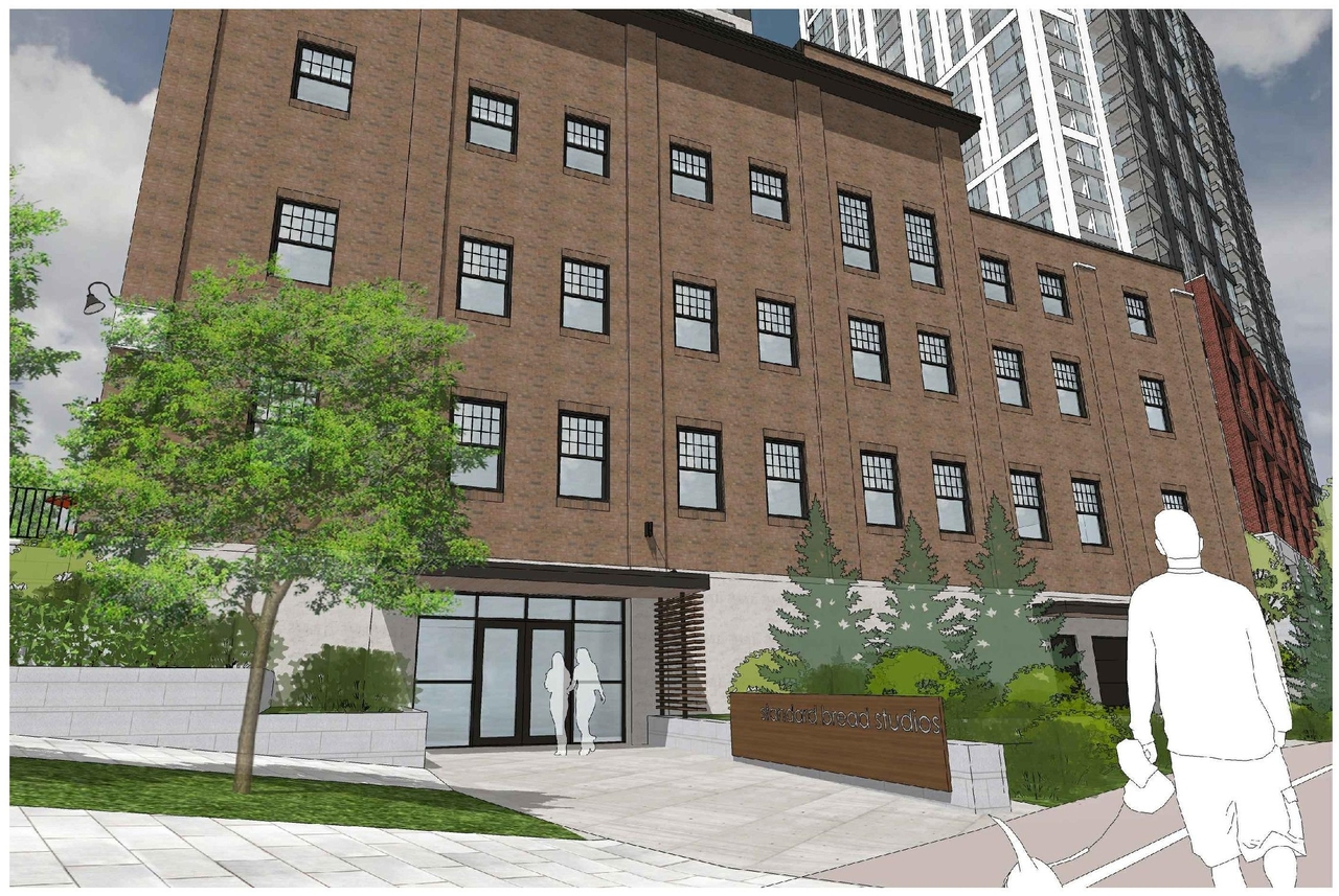 Rendering of building from page 3 of the file '2021-04-26 - Renderings - D07-12-21-0053'