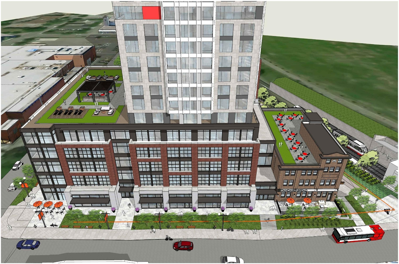 Rendering of building from page 4 of the file '2021-04-26 - Renderings - D07-12-21-0053'