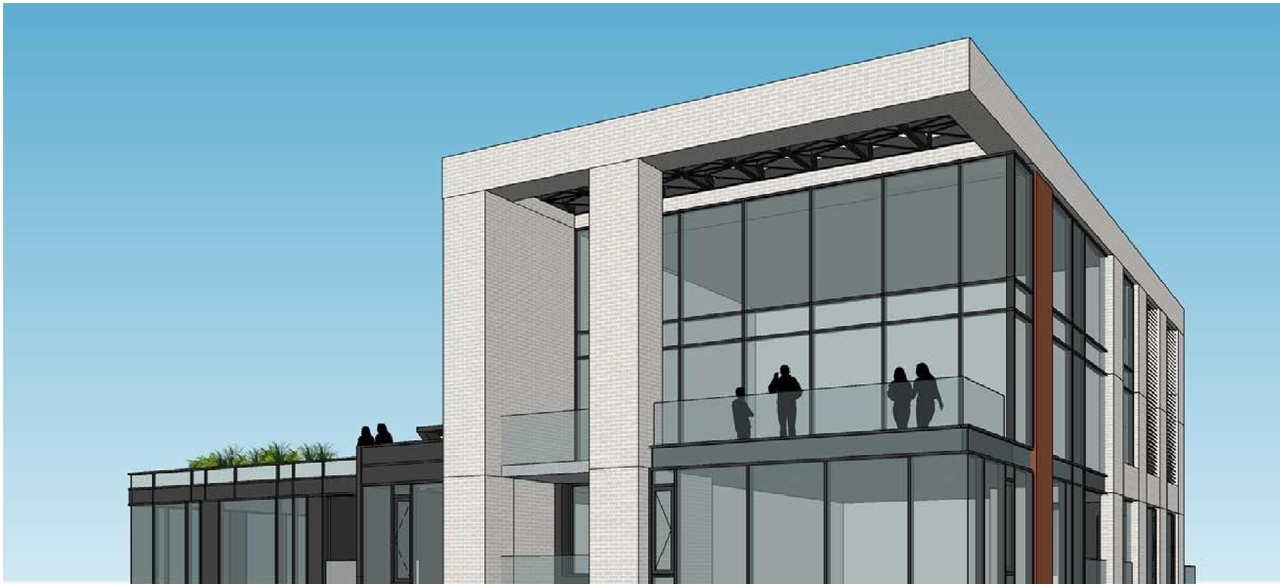 Rendering of building from page 32 of the file '2021-06-30 - UDRP Application Presentation - D07-12-21-0057'