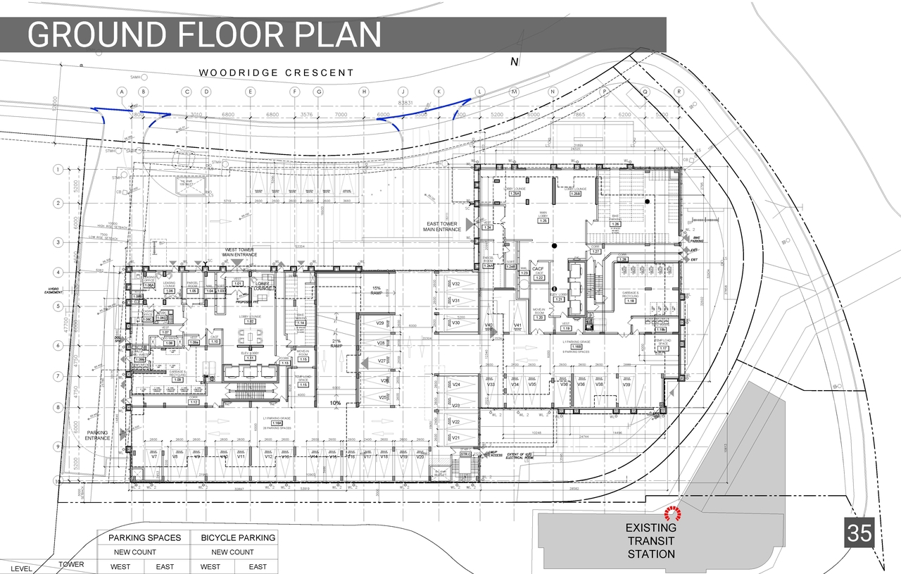 Floor plan for project from page 35 of the file '2021-06-30 - UDRP Application Presentation - D07-12-21-0057'