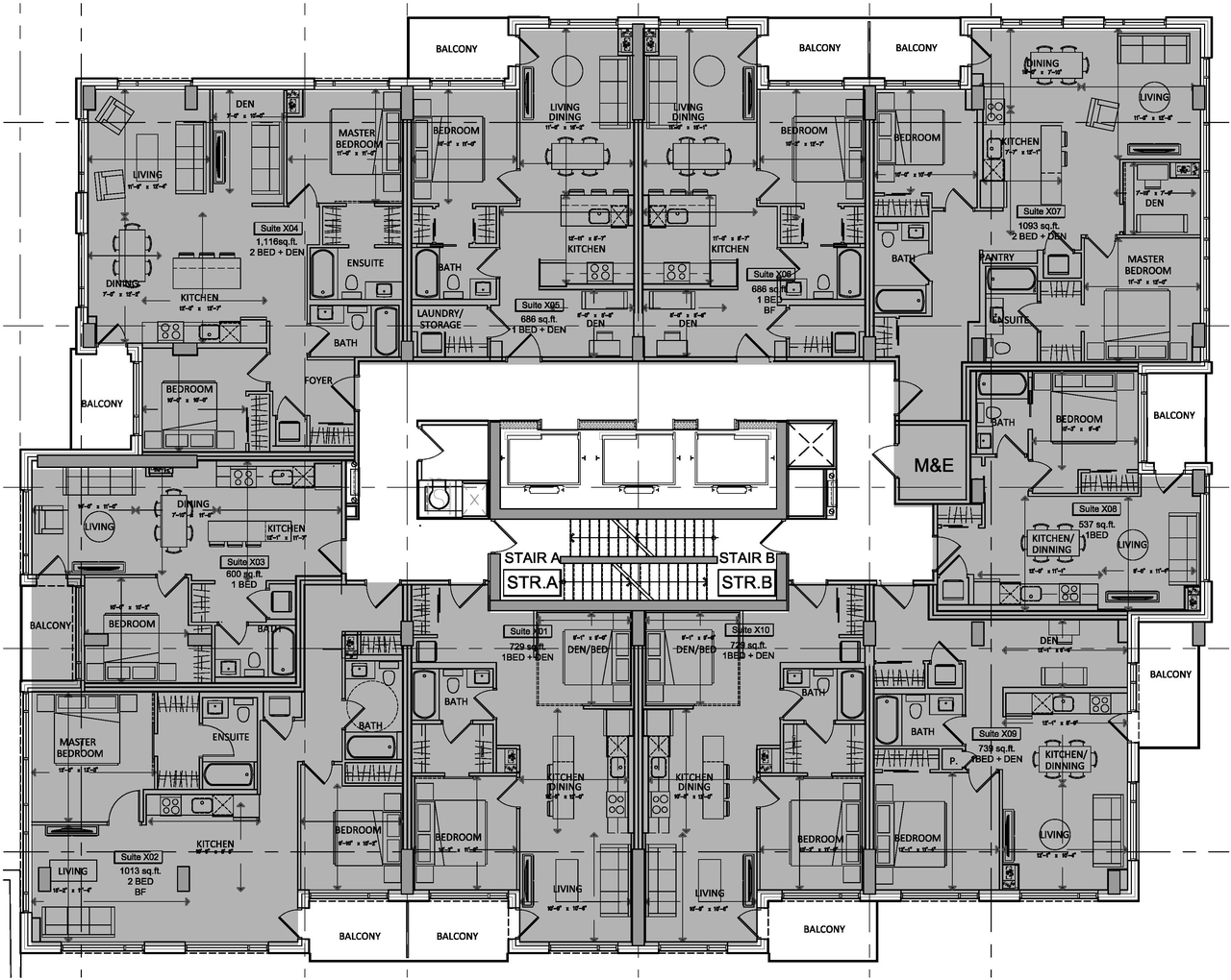 Floor plan for project from page 39 of the file '2021-06-30 - UDRP Application Presentation - D07-12-21-0057'