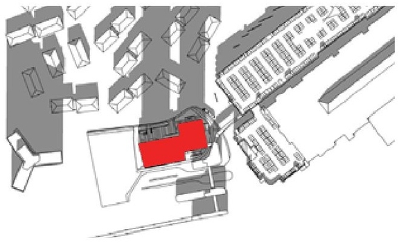 Construction site plan for project from page 45 of the file '2021-06-30 - UDRP Application Presentation - D07-12-21-0057'