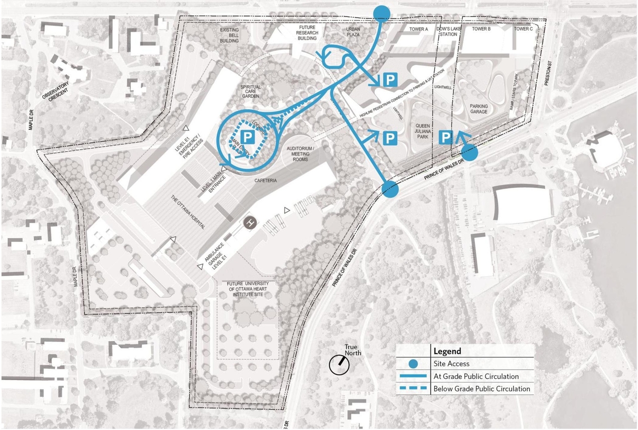 Construction site plan for project from page 25 of the file '2021-08-06 - Revised Design Brief and Planning Rationale - D07-12-21-0059'