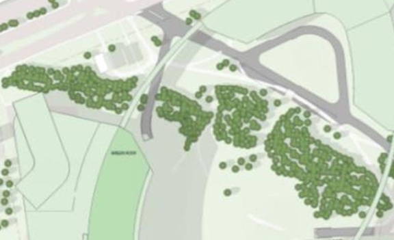 Construction site plan for project from page 17 of the file '2021-10-28 - APPROVED Design Brief and Planning Rationale - D07-12-21-0059'