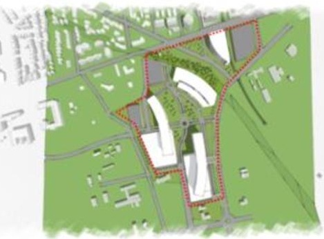 Construction site plan for project from page 17 of the file '2021-10-28 - APPROVED Design Brief and Planning Rationale - D07-12-21-0059'