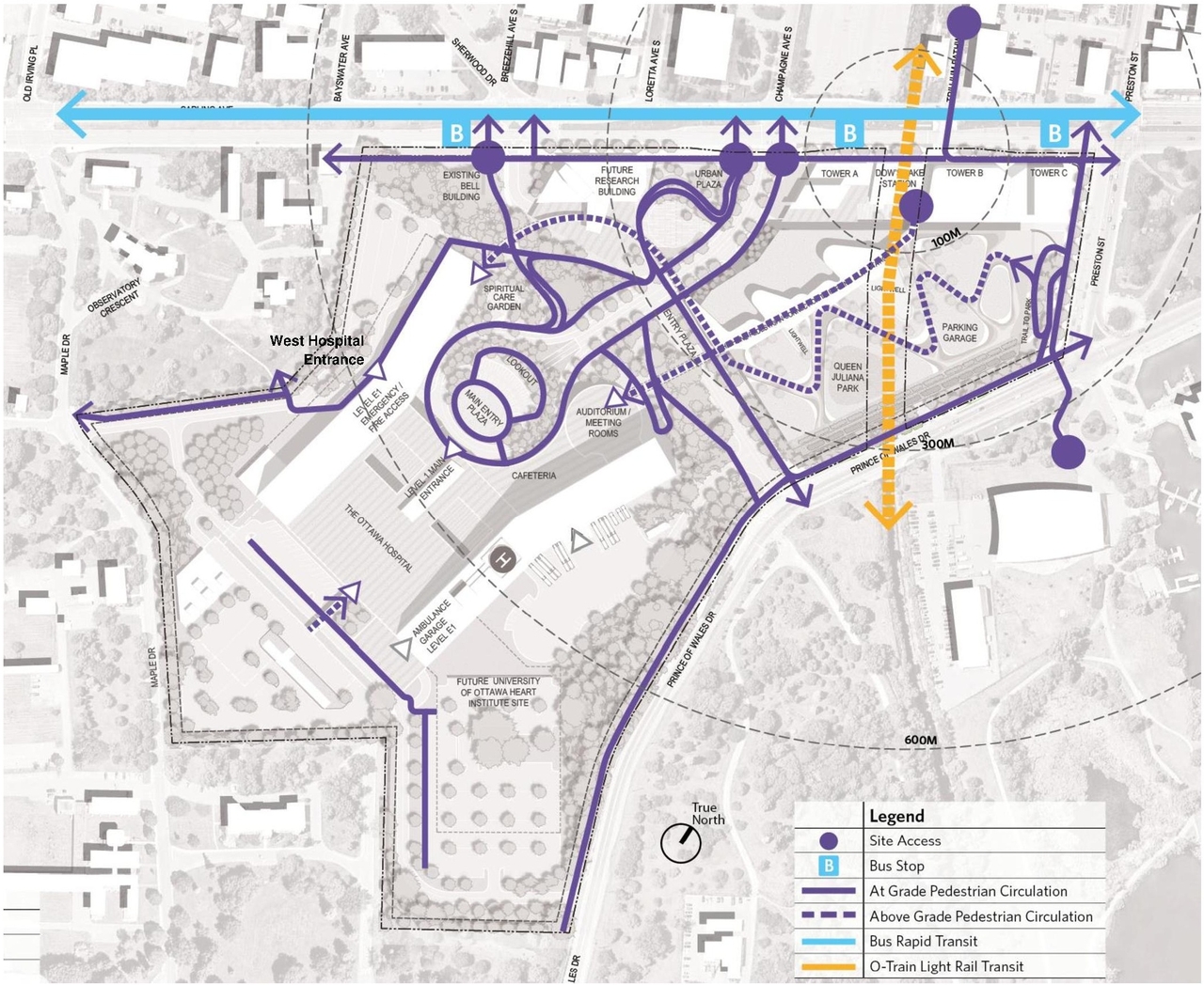 Construction site plan for project from page 22 of the file '2021-10-28 - APPROVED Design Brief and Planning Rationale - D07-12-21-0059'