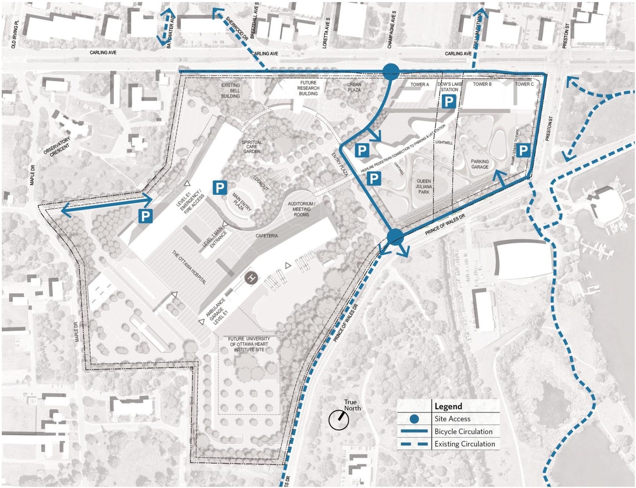 Construction site plan for project from page 23 of the file '2021-10-28 - APPROVED Design Brief and Planning Rationale - D07-12-21-0059'