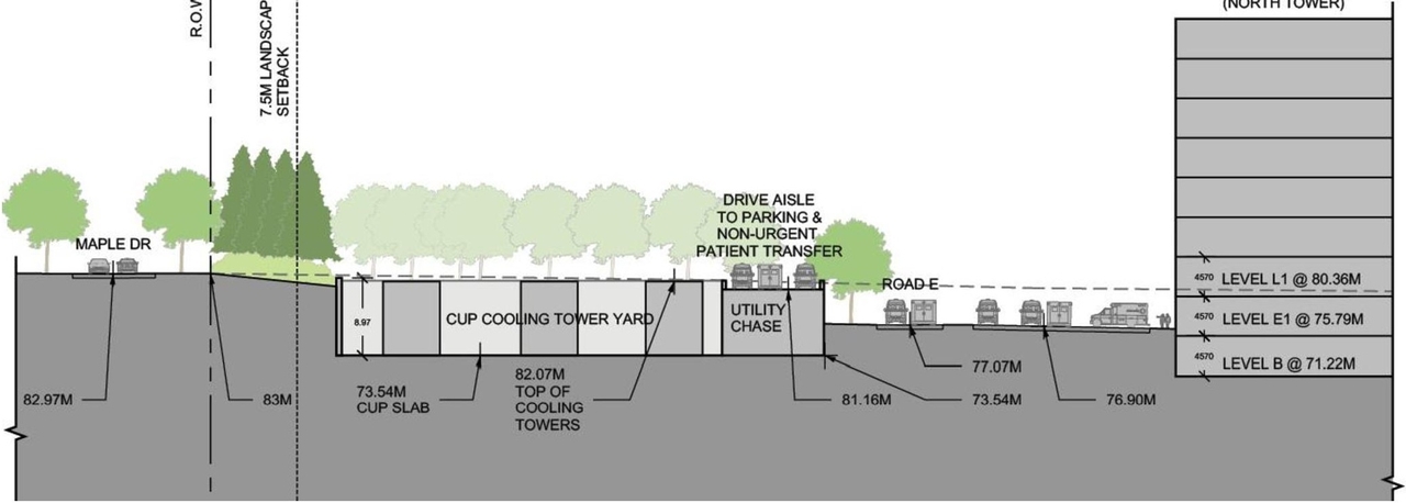 Construction site plan for project from page 32 of the file '2021-10-28 - APPROVED Design Brief and Planning Rationale - D07-12-21-0059'