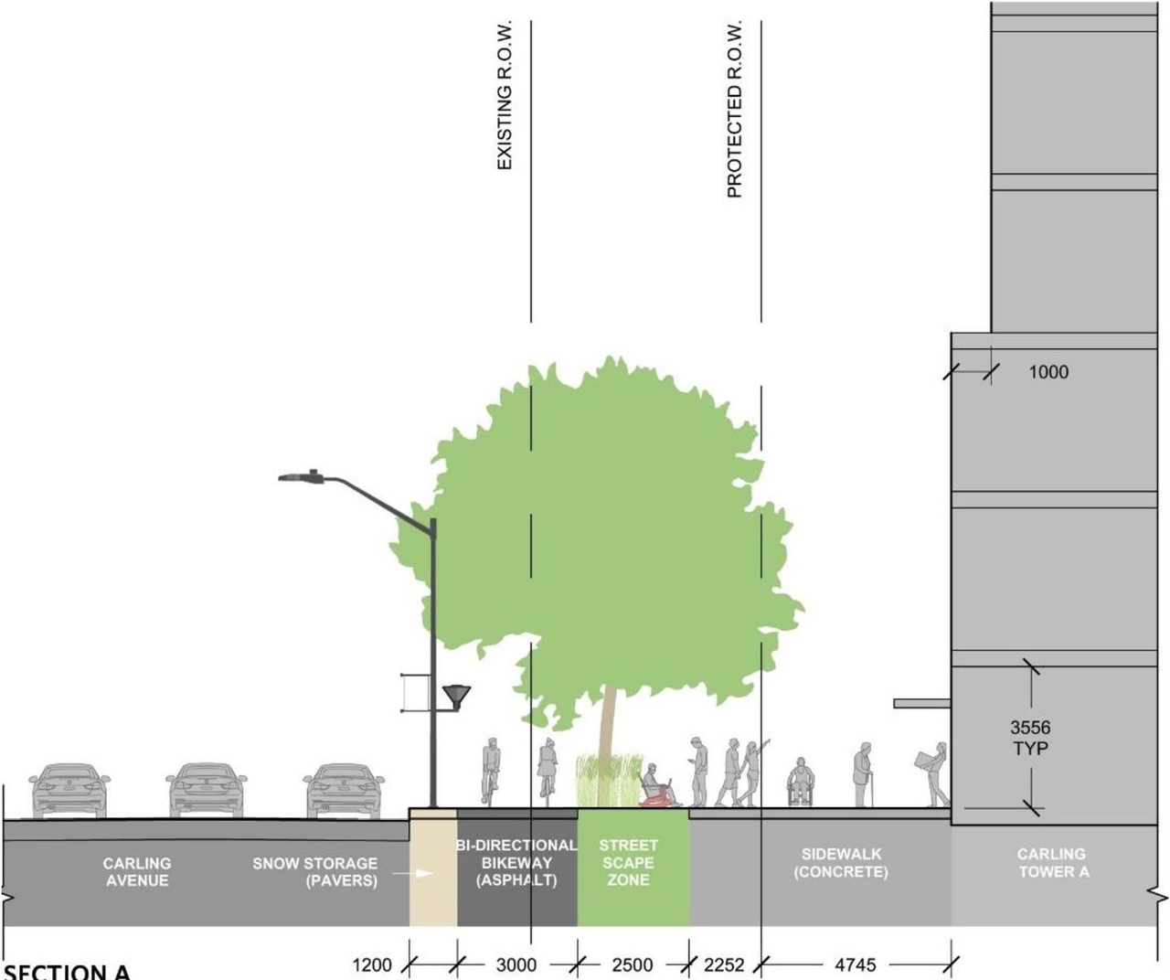 Construction site plan for project from page 39 of the file '2021-10-28 - APPROVED Design Brief and Planning Rationale - D07-12-21-0059'