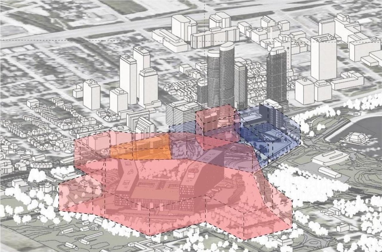 Construction site plan for project from page 49 of the file '2021-10-28 - APPROVED Design Brief and Planning Rationale - D07-12-21-0059'
