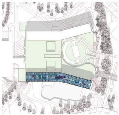 Construction site plan for project from page 55 of the file '2021-10-28 - APPROVED Design Brief and Planning Rationale - D07-12-21-0059'