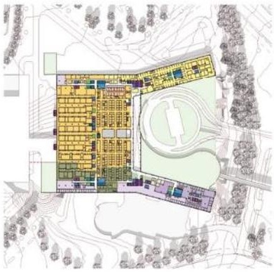 Construction site plan for project from page 55 of the file '2021-10-28 - APPROVED Design Brief and Planning Rationale - D07-12-21-0059'