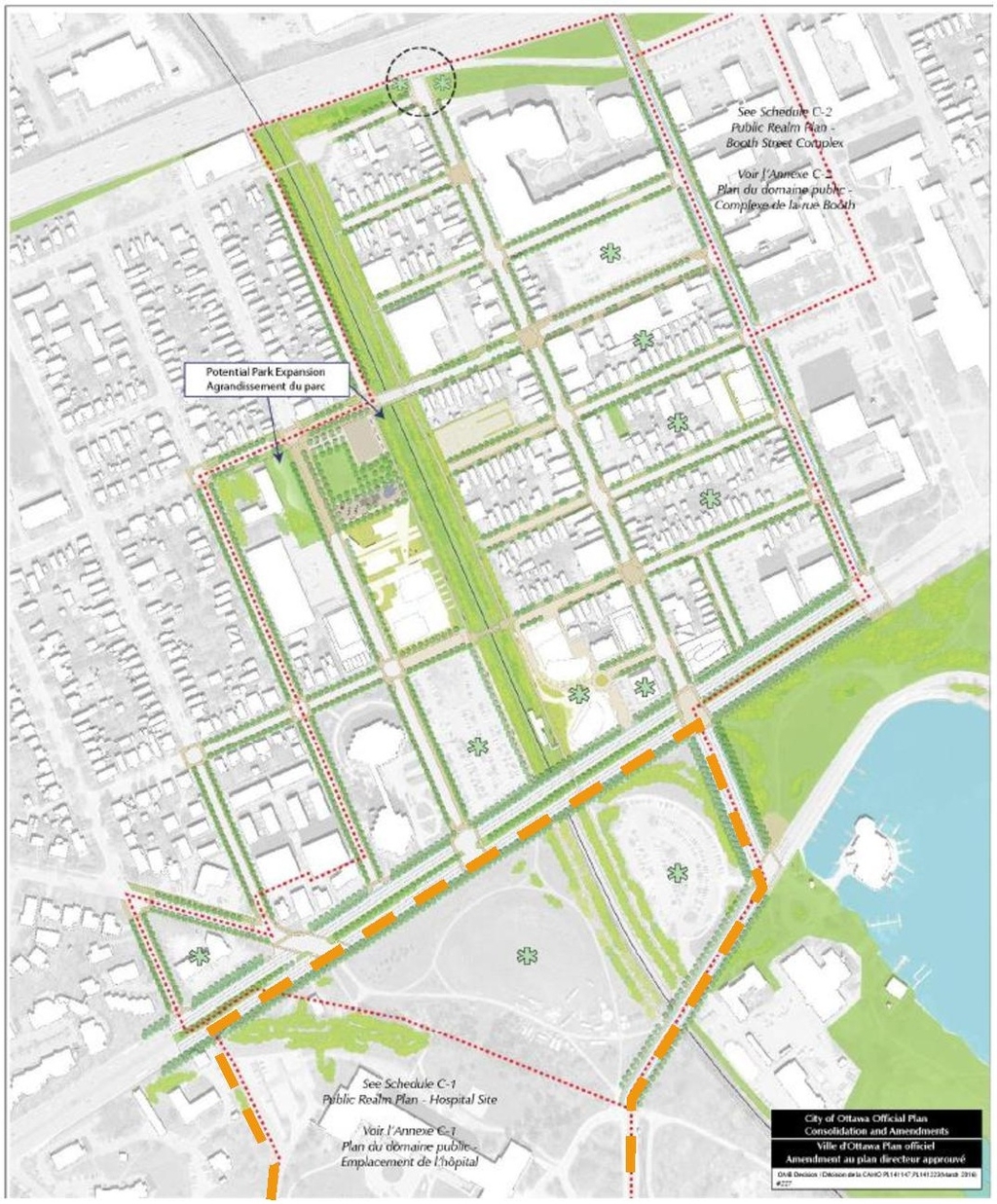Construction site plan for project from page 74 of the file '2021-10-28 - APPROVED Design Brief and Planning Rationale - D07-12-21-0059'