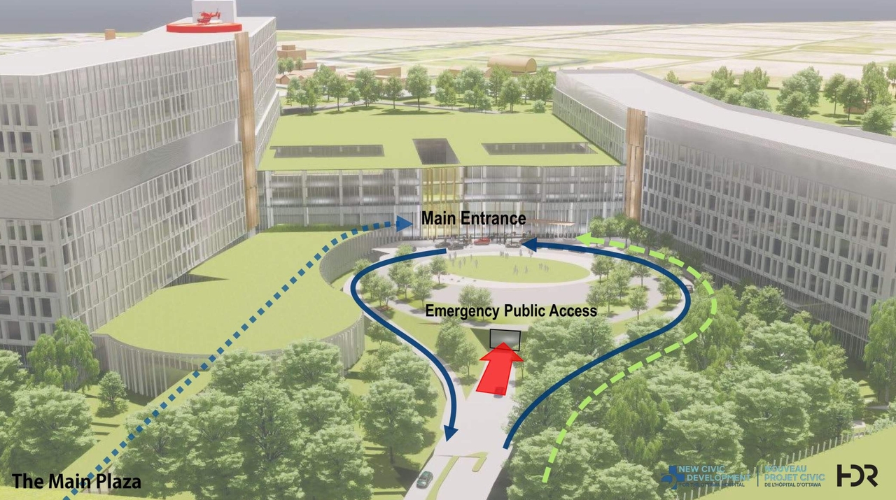 Rendering of building from page 17 of the file '2021-06-04 - Urban Design Review Panel Formal Package - D07-12-21-0059'