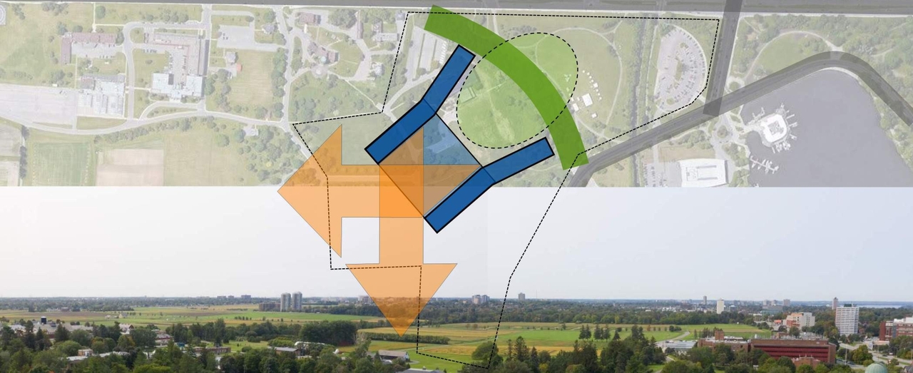 Construction site plan for project from page 22 of the file '2021-06-04 - Urban Design Review Panel Formal Package - D07-12-21-0059'