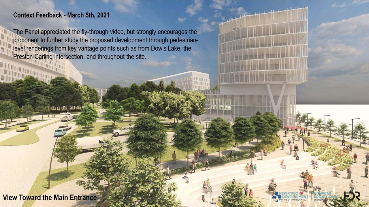 Rendering of building from page 29 of the file '2021-06-04 - Urban Design Review Panel Formal Package - D07-12-21-0059'